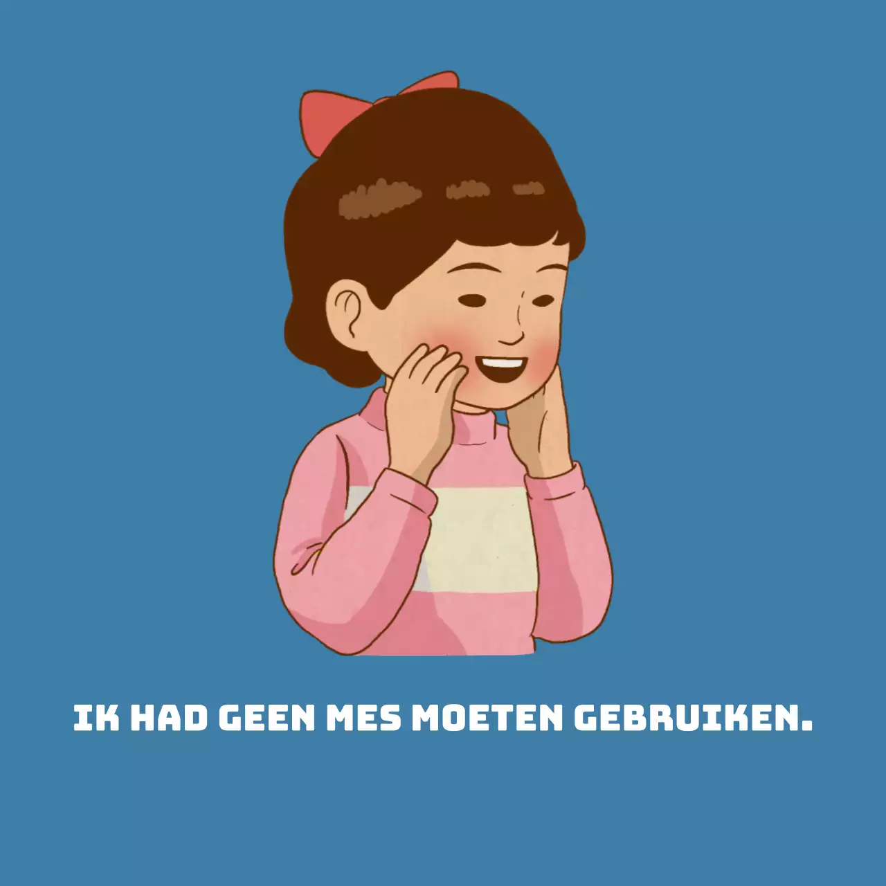 Wees voorzichtig met messen