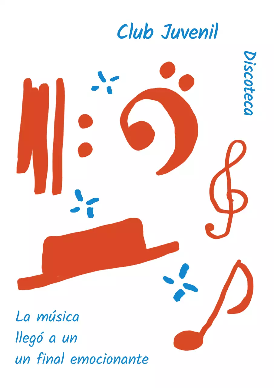 Adhesivos para el interior del café con simpáticas ilustraciones de notas musicales