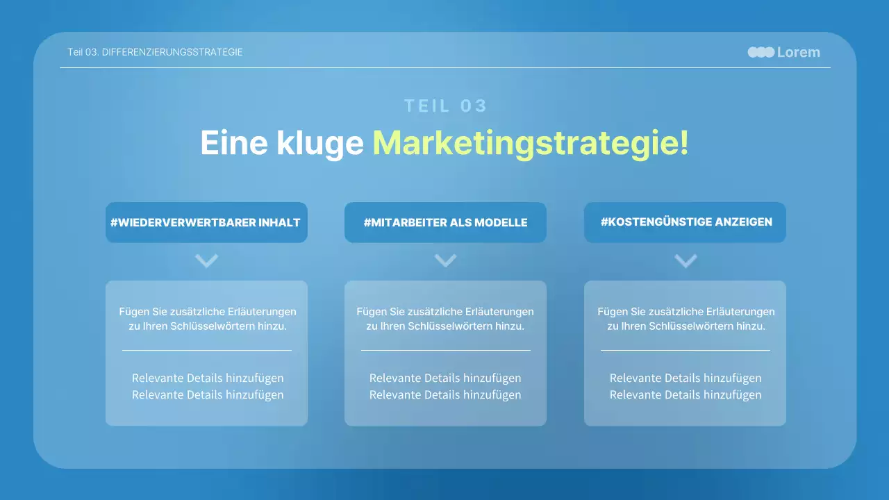 Medizinische Vorträge in Blau