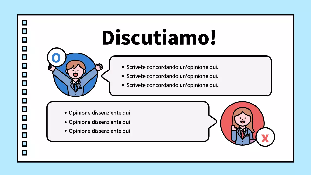 Illustrazioni vivaci e simpatiche sulla vita e sull'etica