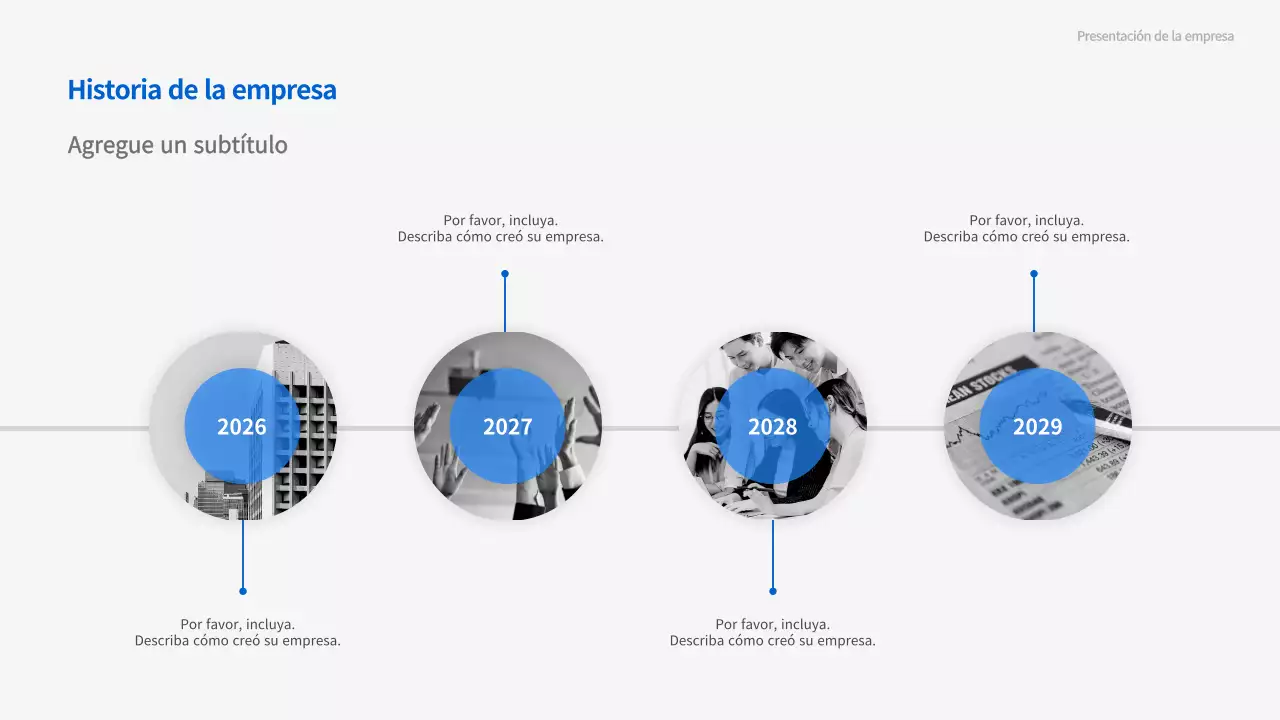 Presentaciones comerciales en movimiento