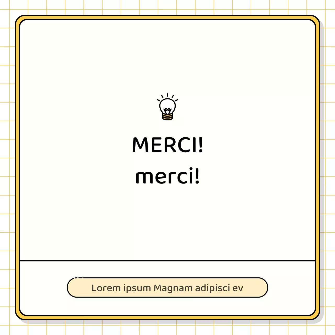 Kit de présentation de base en jaune et chartreuse