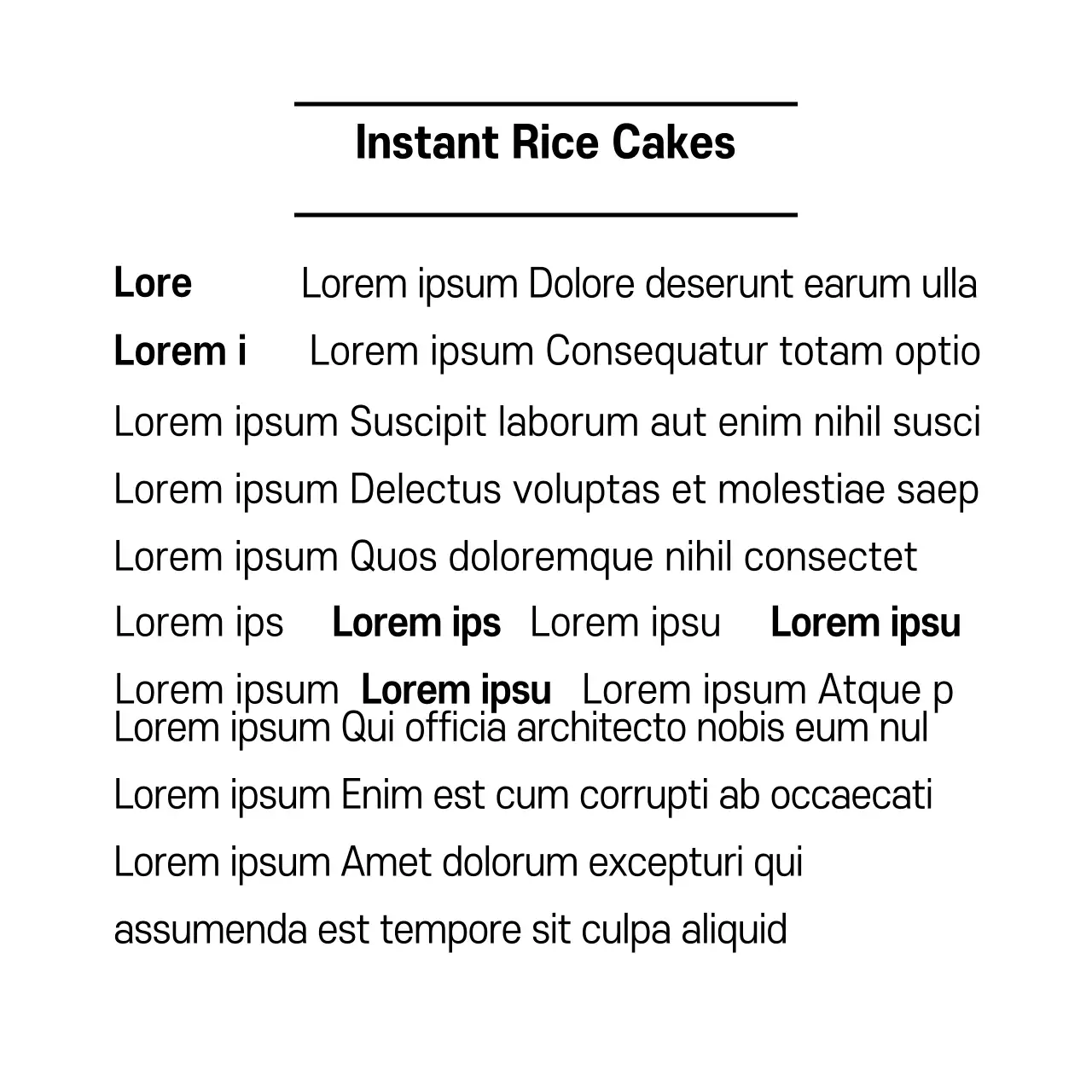 Black Minimal Food Guide Banner