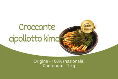 Kimchi croccante di cipollotti