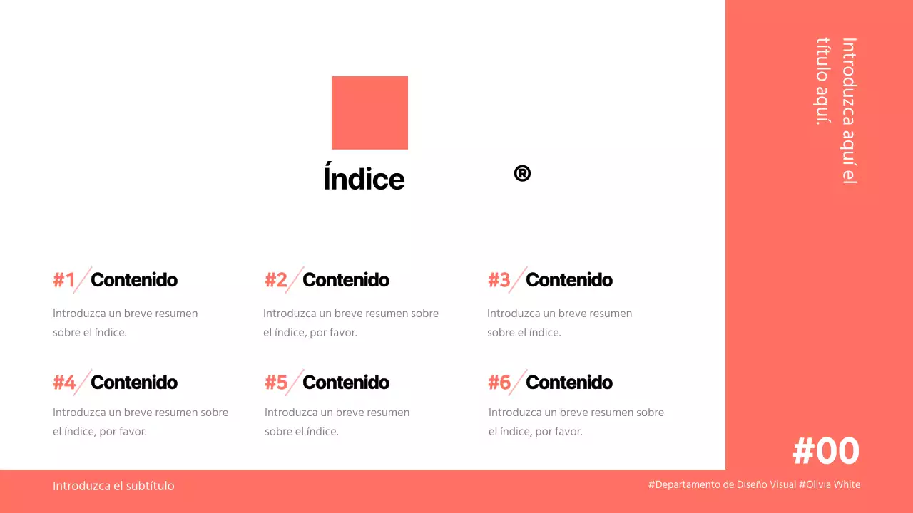 Chip de color, Coral