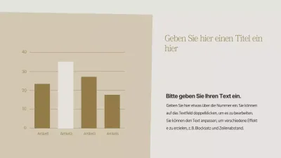Ein einfaches Balkendiagramm mit einem herbstlichen Thema