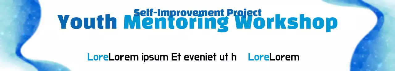 Banner de anúncio do workshop de mentoria Blue Clean