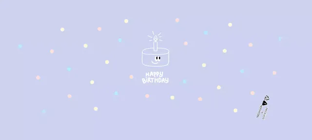 Bonitos vasos de papel para fiestas de cumpleaños en color morado pastel