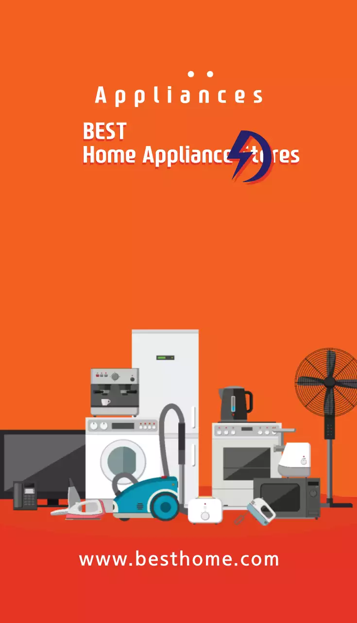 Danh thiếp quảng cáo của Orange Modern Appliances