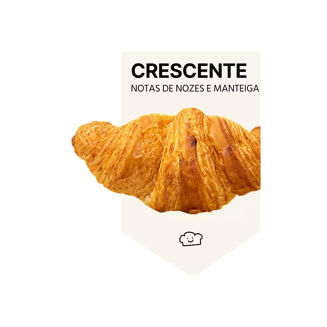 Um design simples para um menu de padaria com imagens reais de pão em preto e marfim.