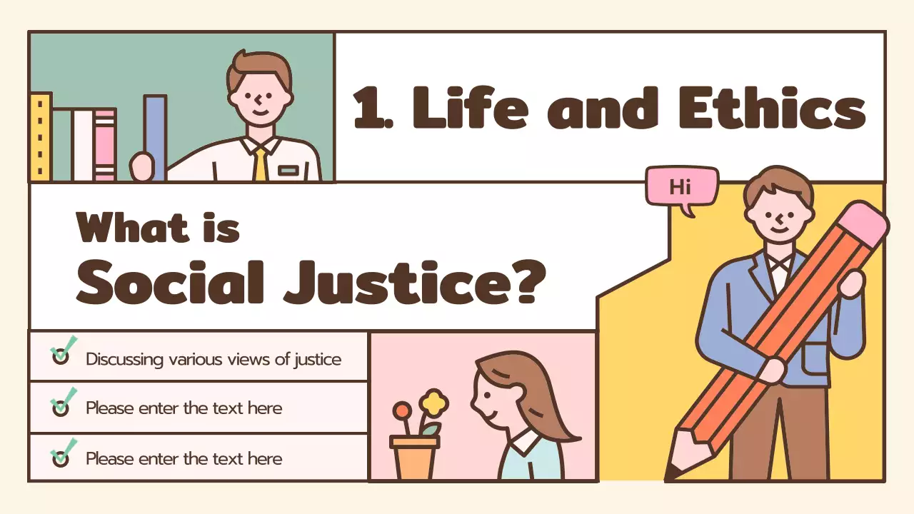 Beige Simple Ethics Guide Presentation