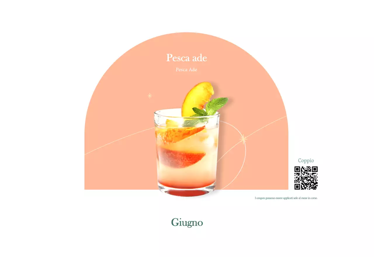 Calendario dei bar con i consigli per le bevande del mese