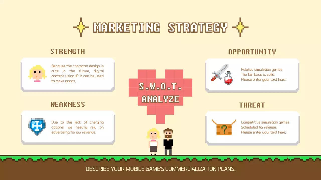 Beige Retro Marketing Plan Document Infographic