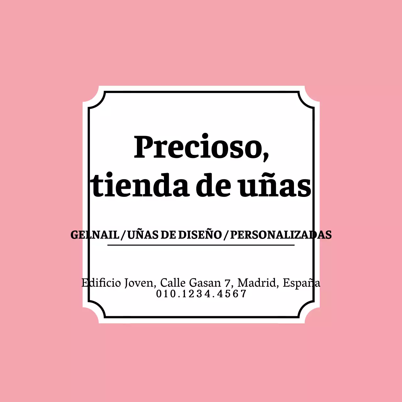 Precioso salón de manicura