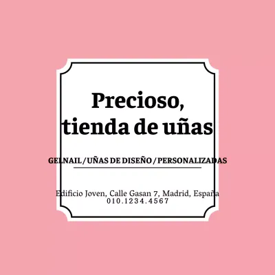 Precioso salón de manicura