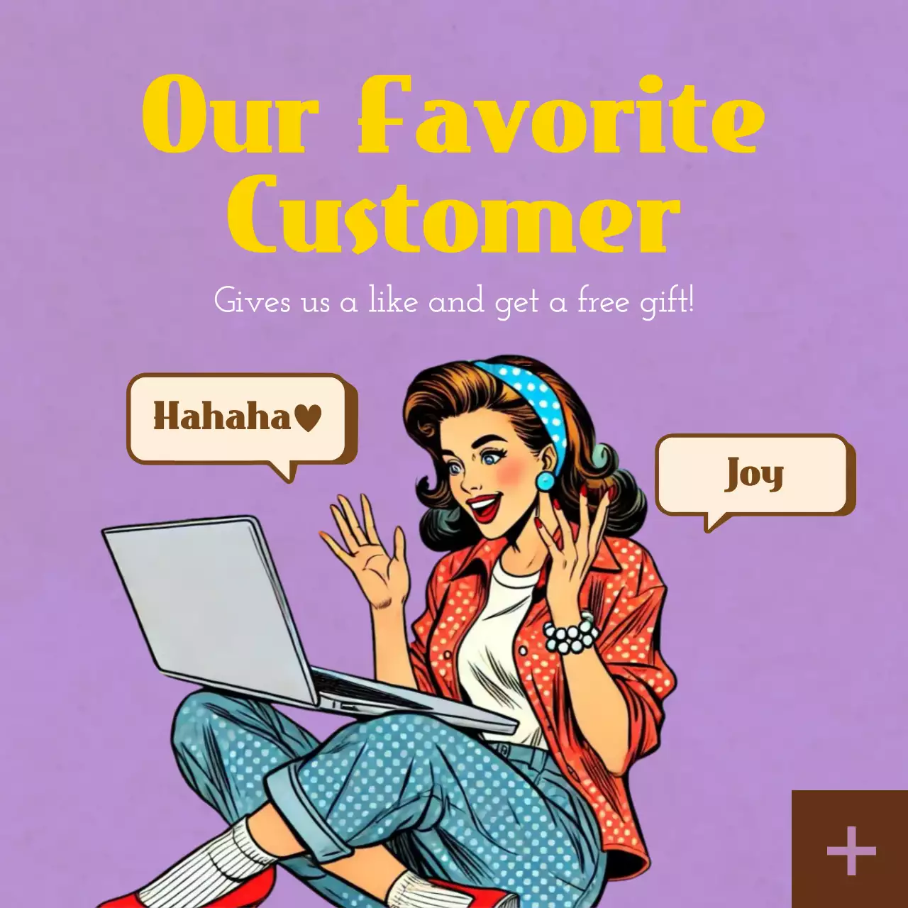 Orange Retro Store Promotion Instagram Post