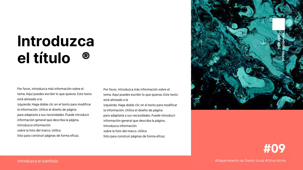 Chip de color, Coral