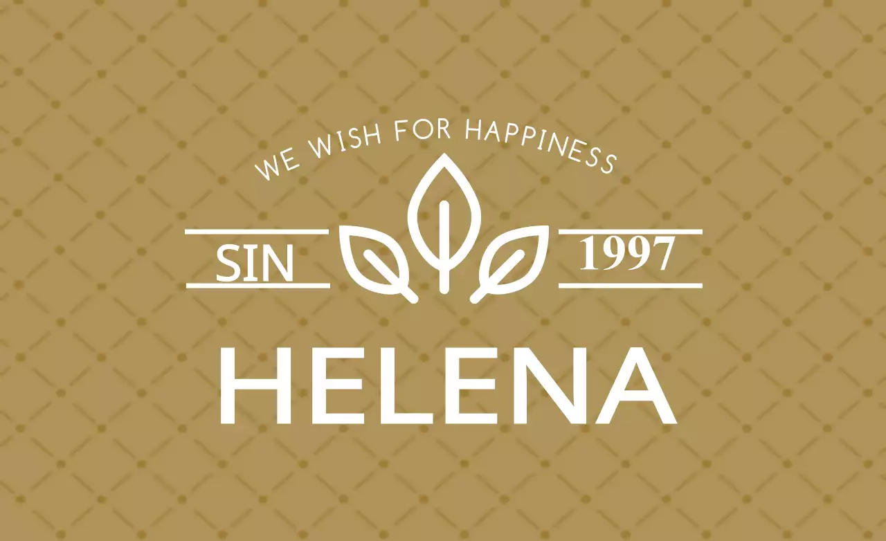 Biểu ngữ danh thiếp thanh lịch màu be