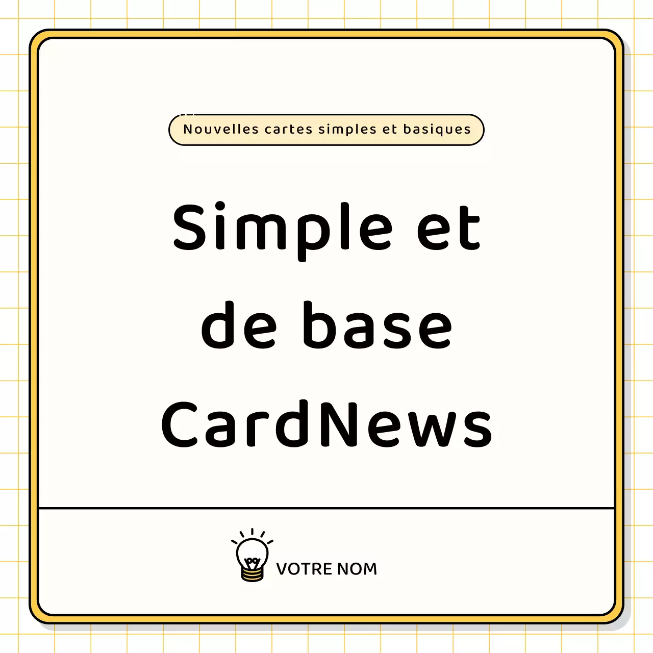 Kit de présentation de base en jaune et chartreuse