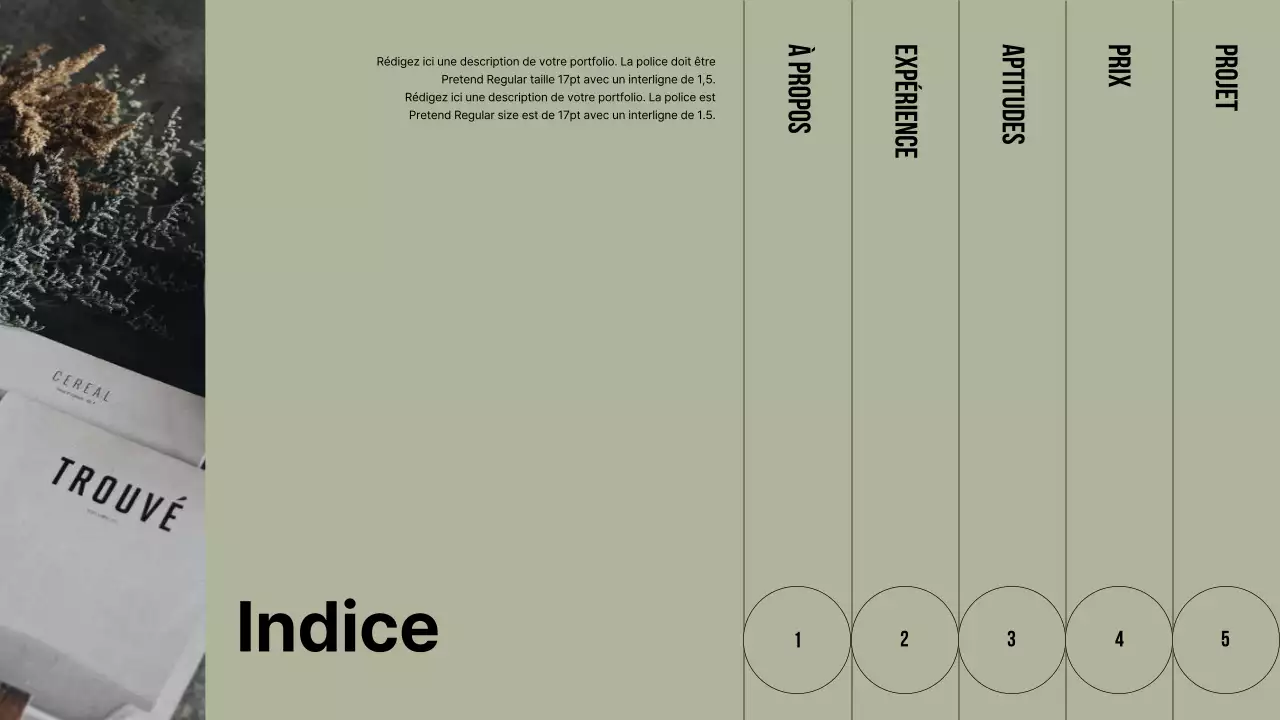 Un portefeuille moderne en kaki et beige