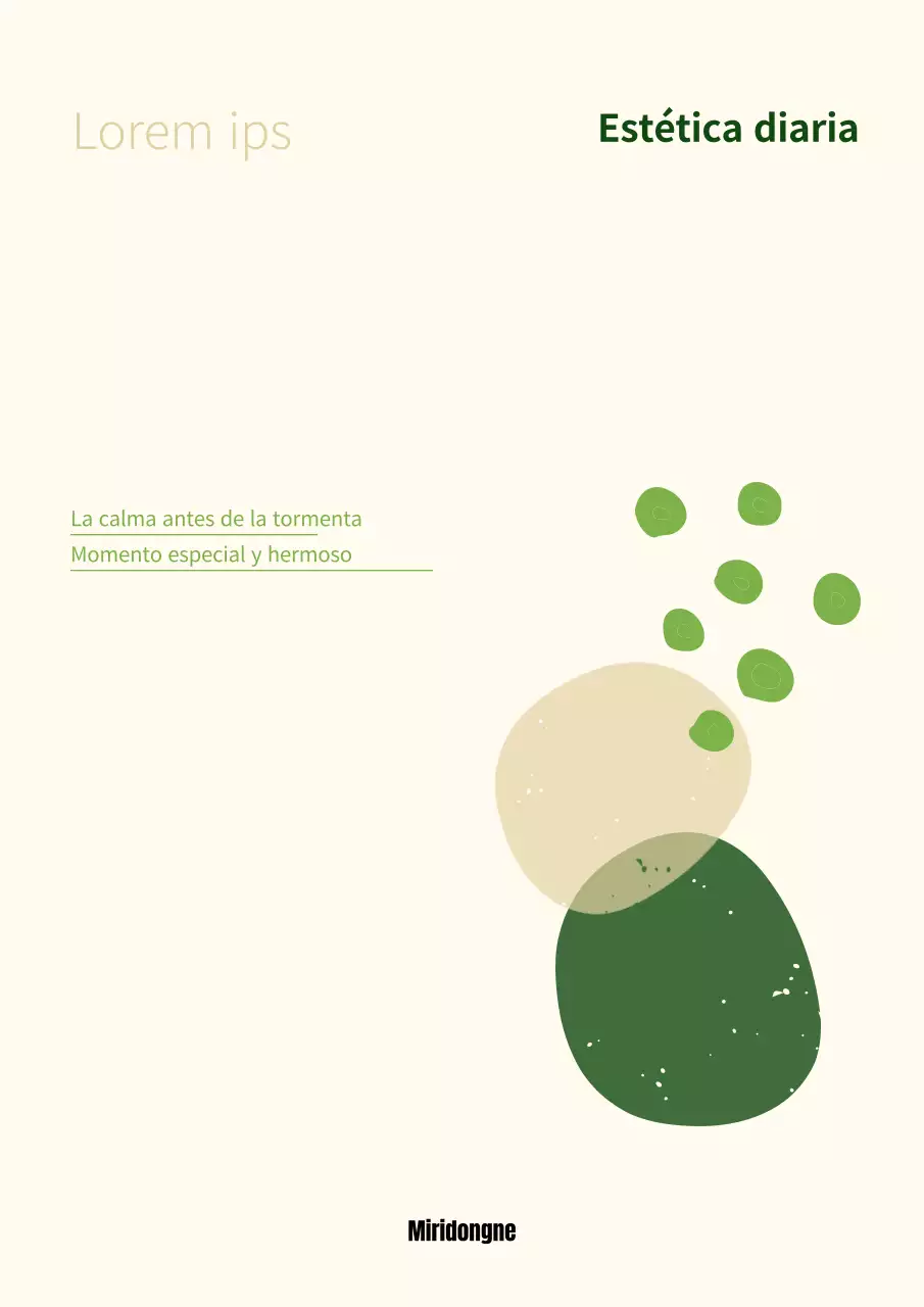 Ensayo sobre formas atípicas verdes