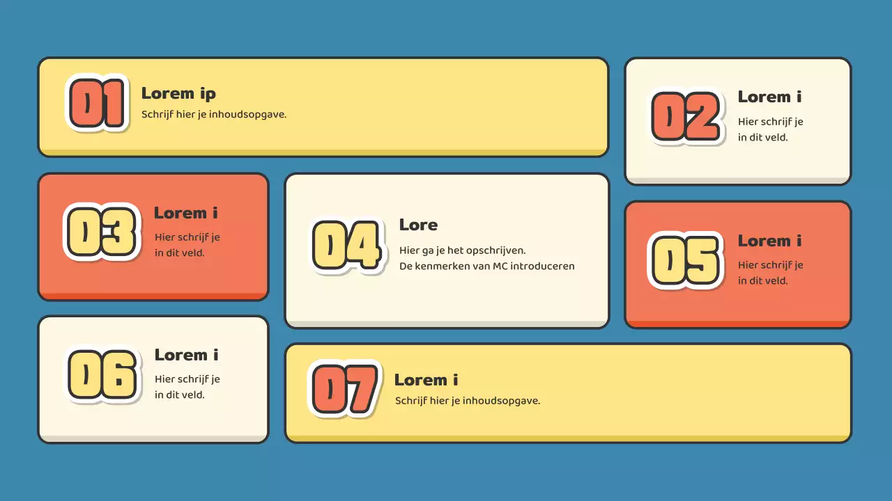 Een portfolio voor emcees in de performance-industrie met een schattig rood en groen stickerconcept