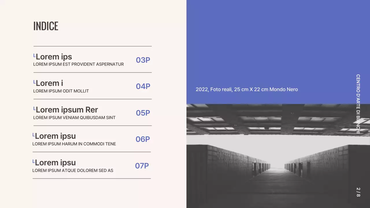 Proposta di mostra fotografica Grid Concept in viola e beige