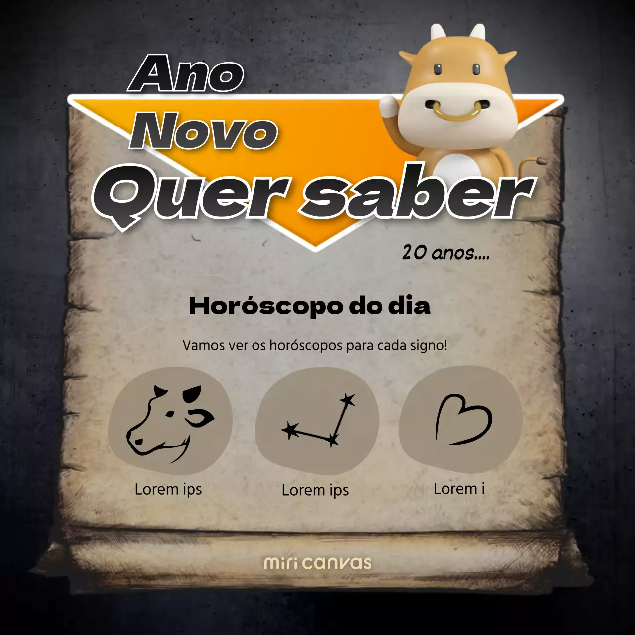 Evento de Ano Novo "It's About Title Horoscope