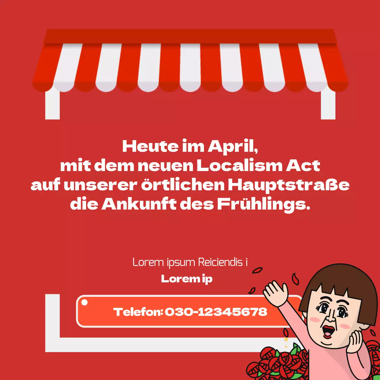 Lokales Handelsgesetzbuch mit dem Konzept des roten Ladens