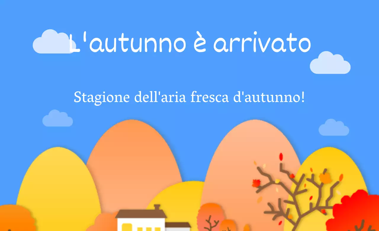 L'autunno è arrivato
