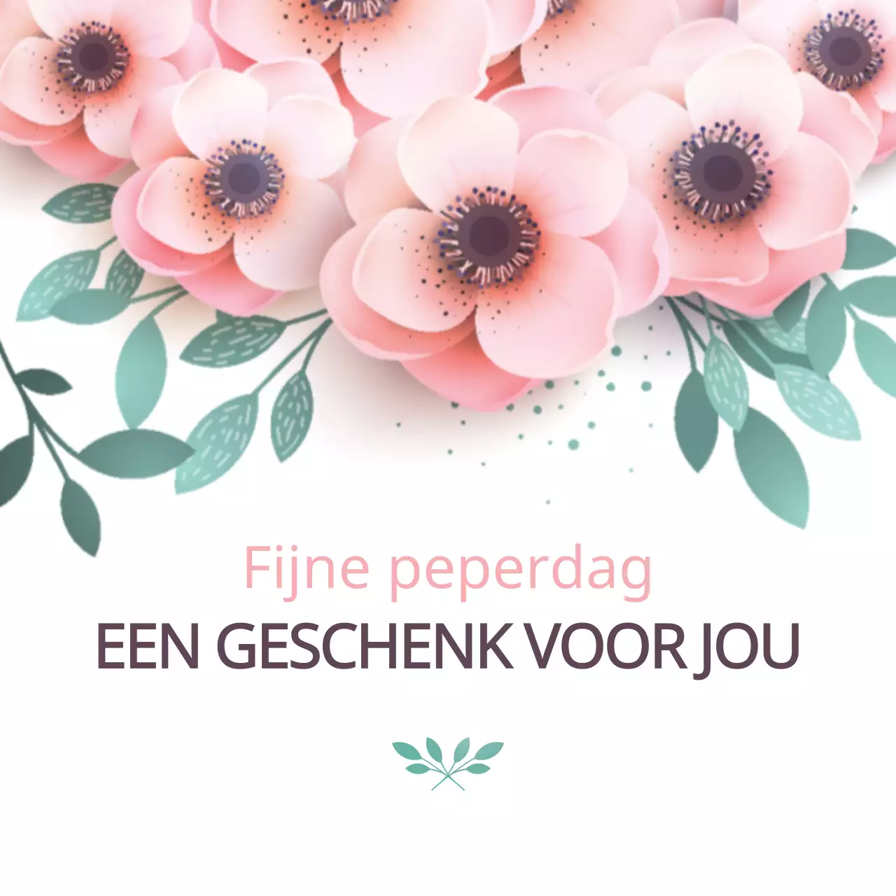 EEN GESCHENK VOOR JOU