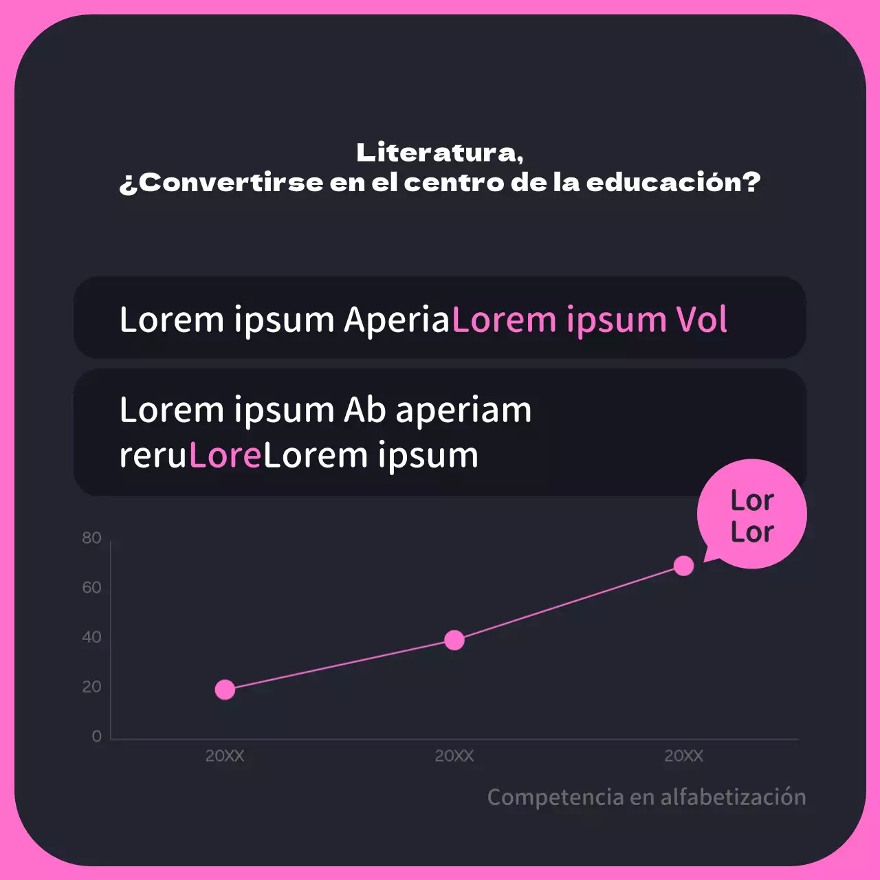 Negro y rosa estudiando 3D linda promoción de la alfabetización