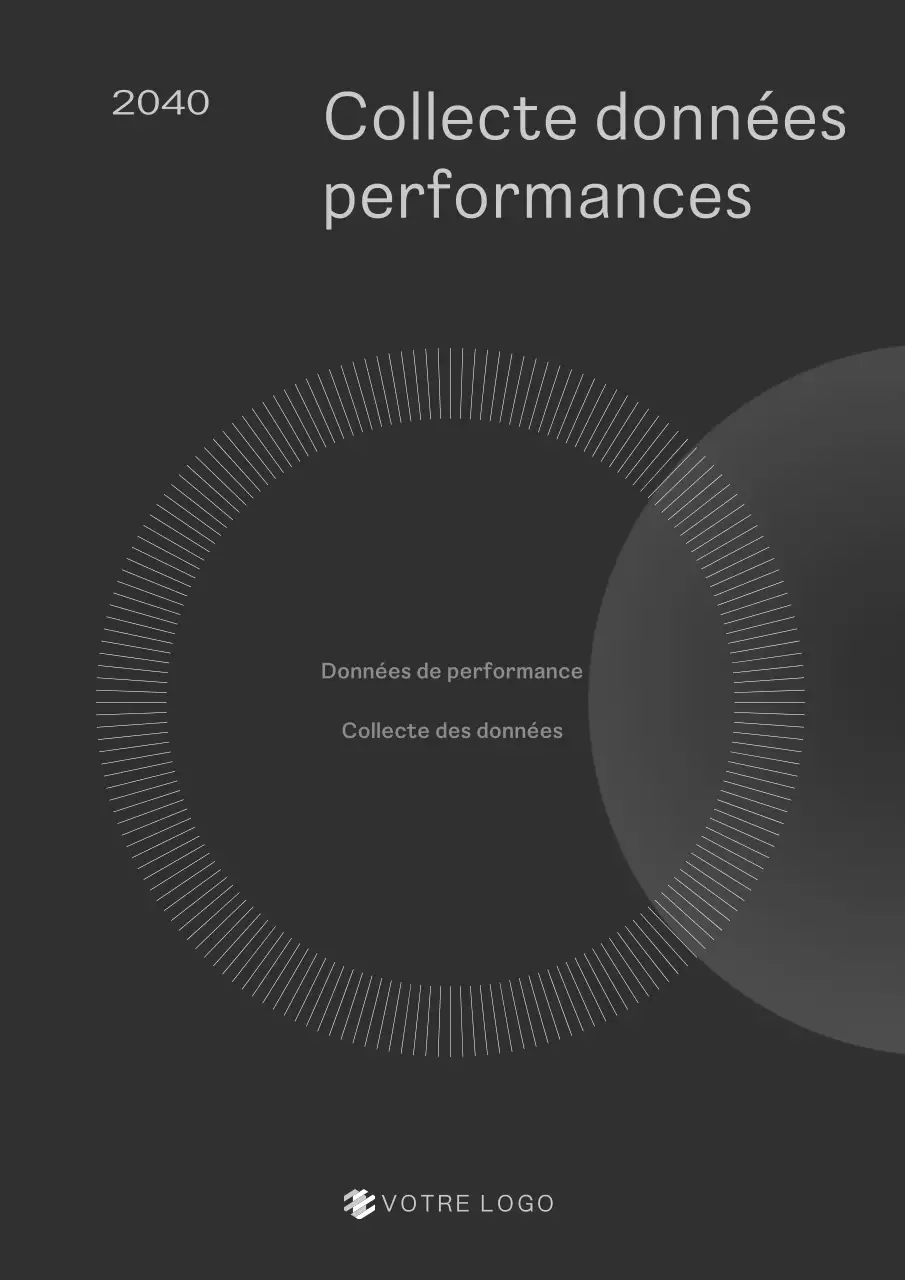 Des couleurs calmes et professionnelles dans la fiche d'information du projet pilote