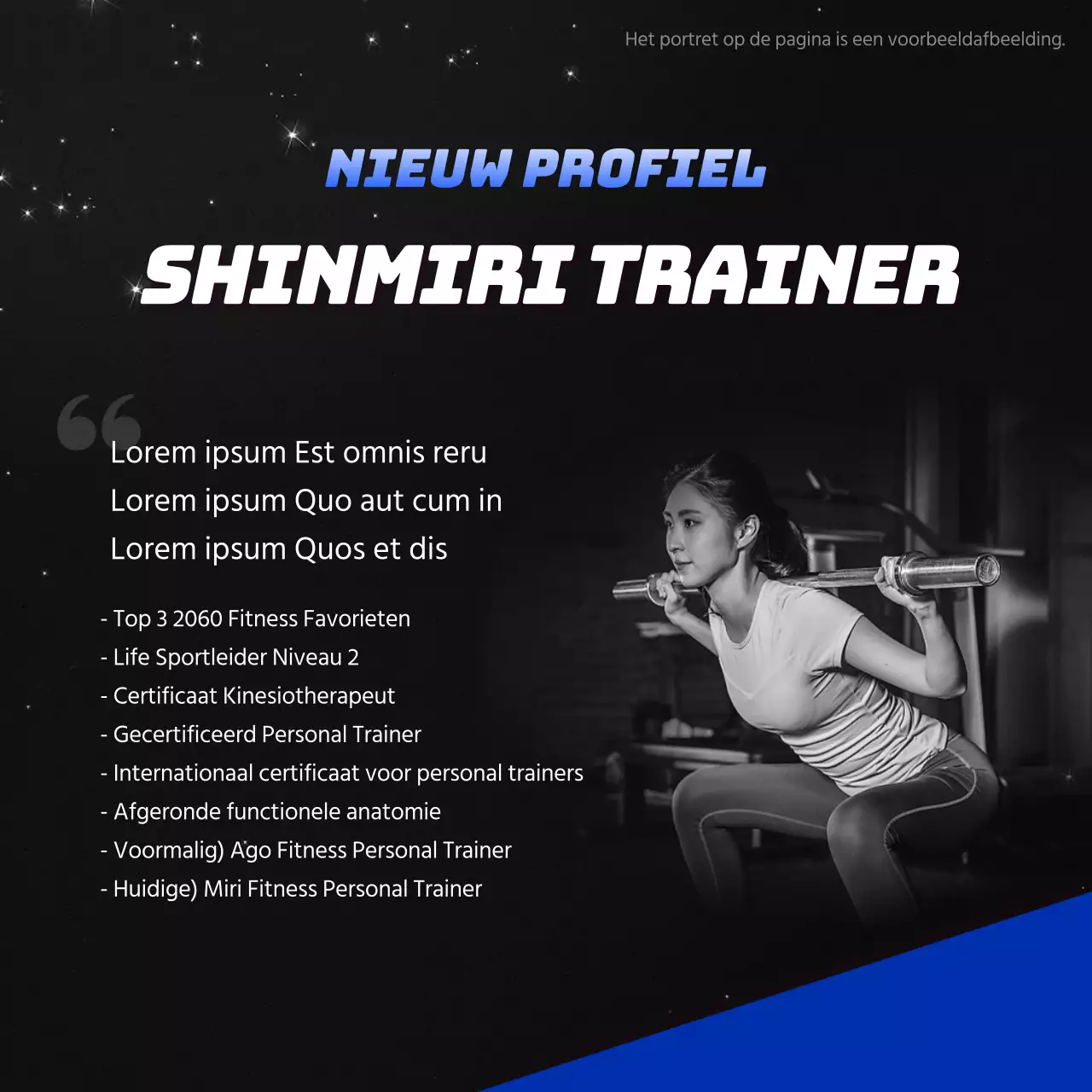 Zwart en blauw voor eenvoudige gezondheid Fitness Nieuws