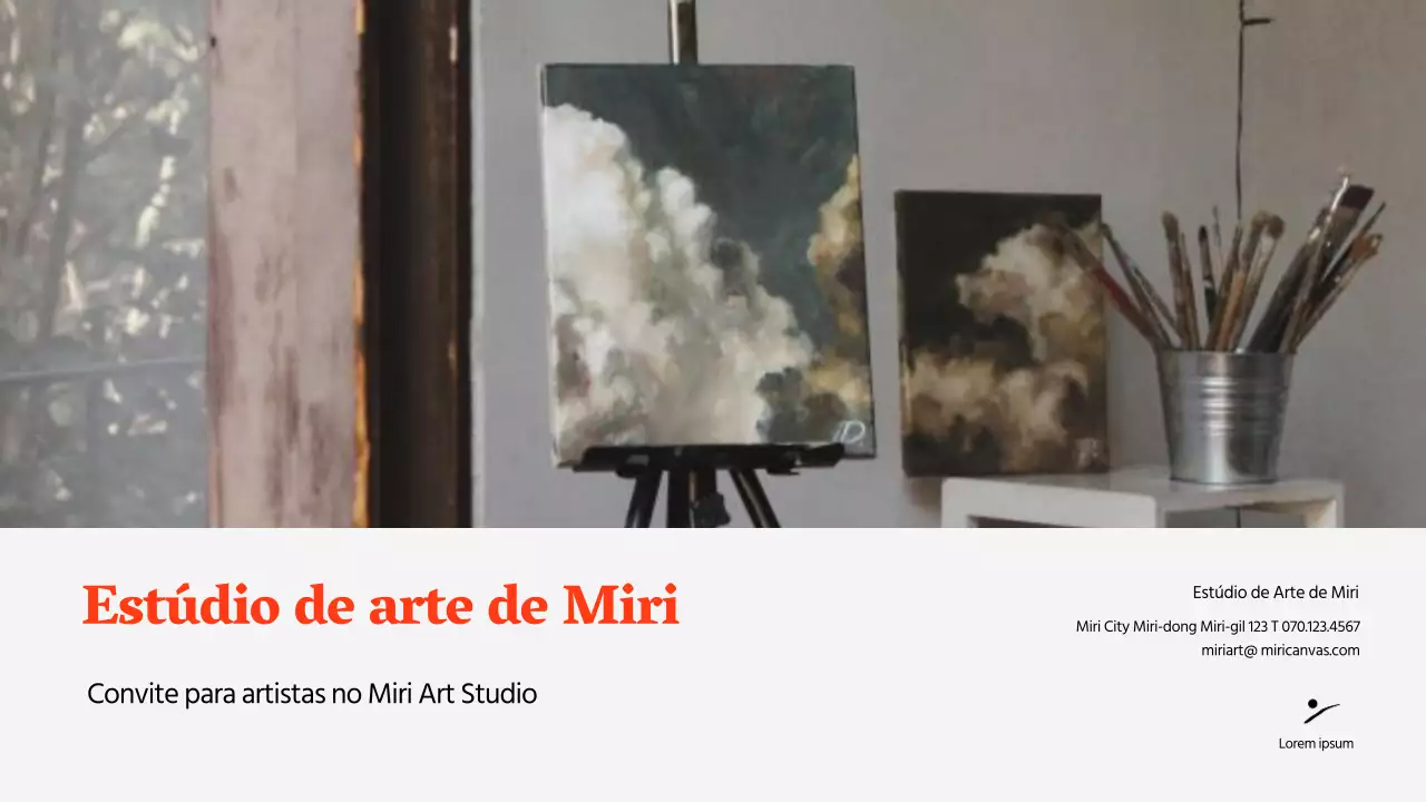 Convite à apresentação de propostas para artistas em residência no Red and Black Art Studio