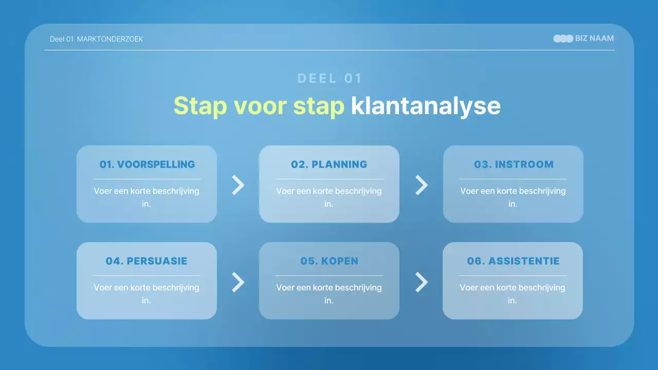 Medische presentaties in blauw