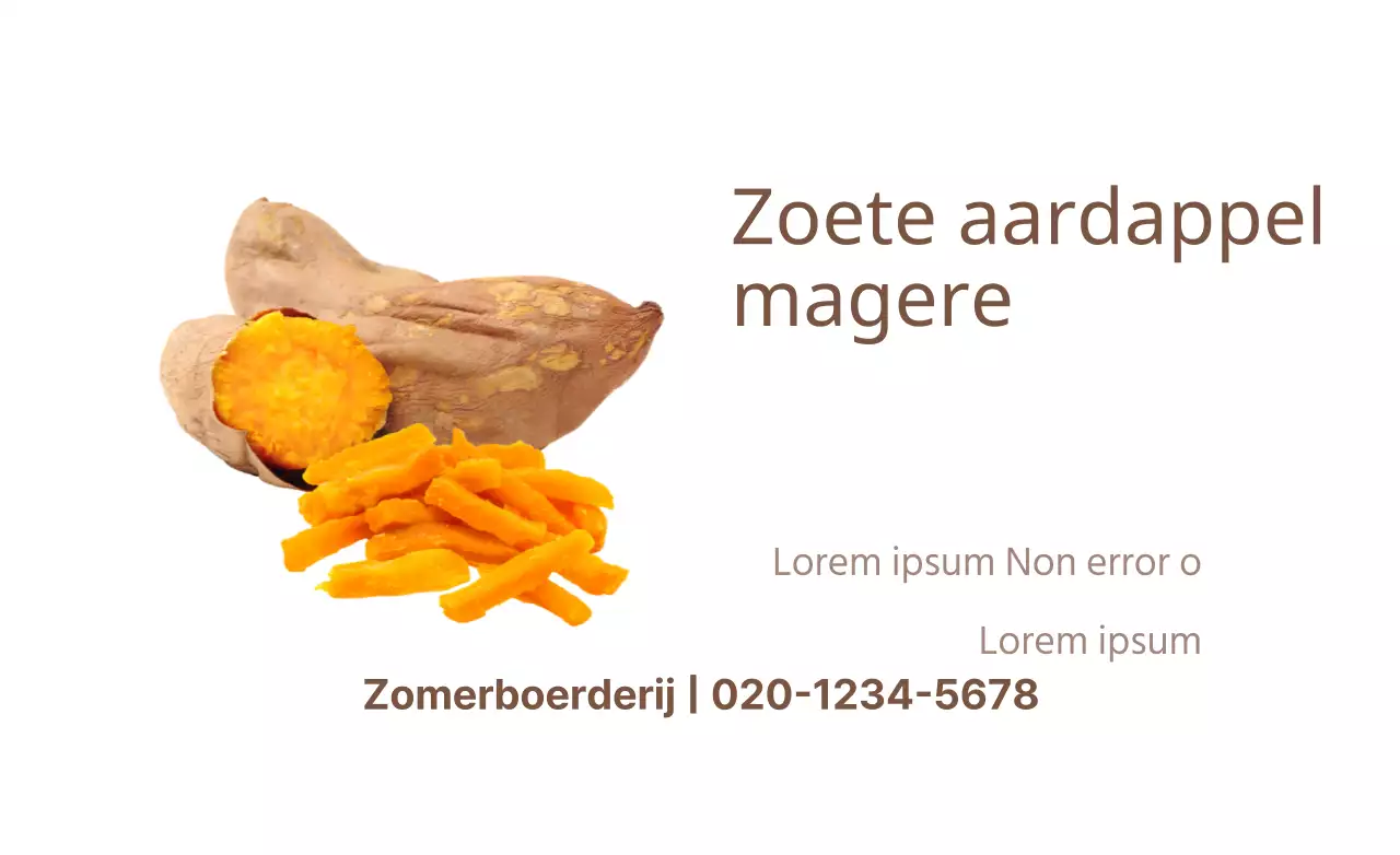 Knoedels van zoete aardappel
