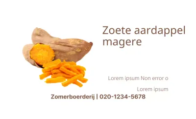 Knoedels van zoete aardappel