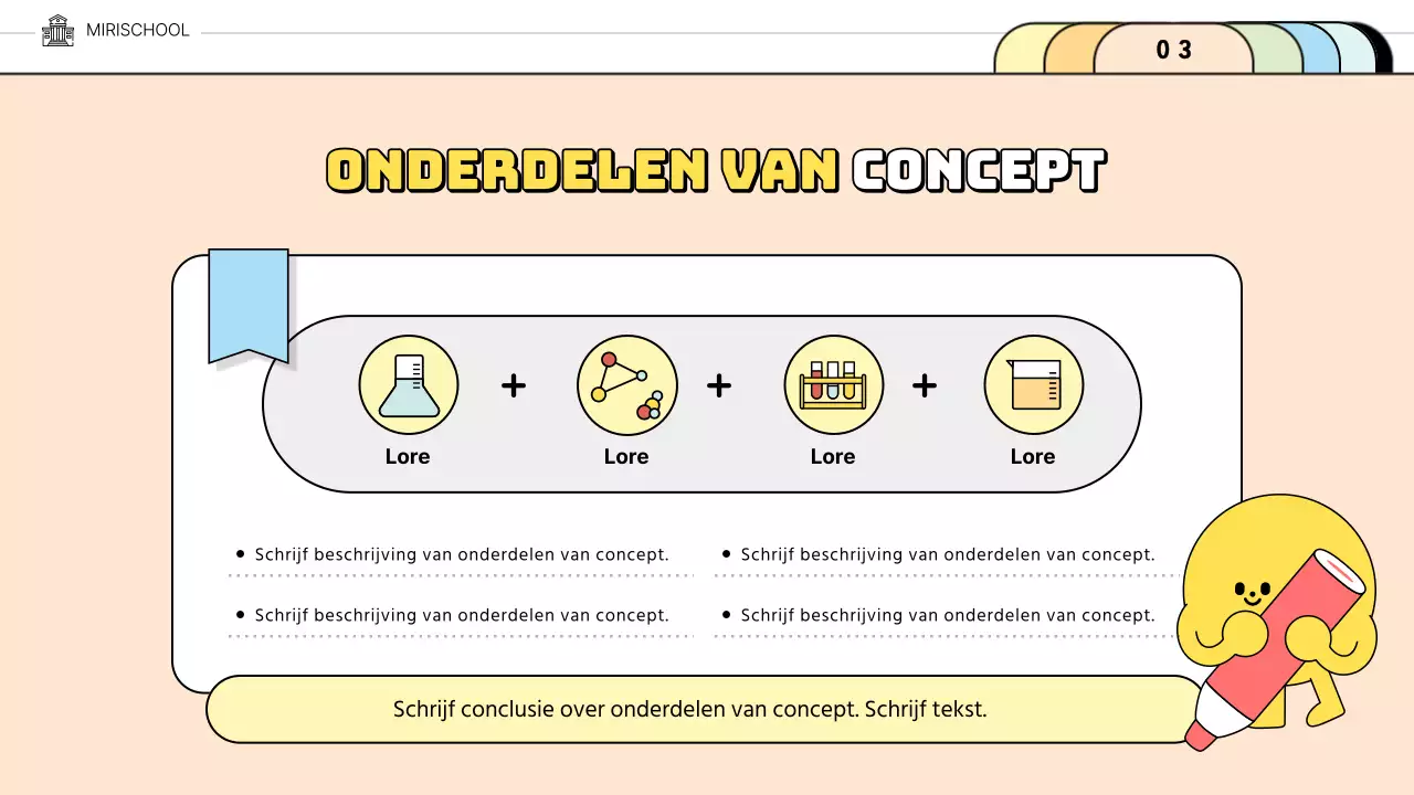 Schattige mappen in pastelkleurenBeeld van het concept van schoolonderwijs