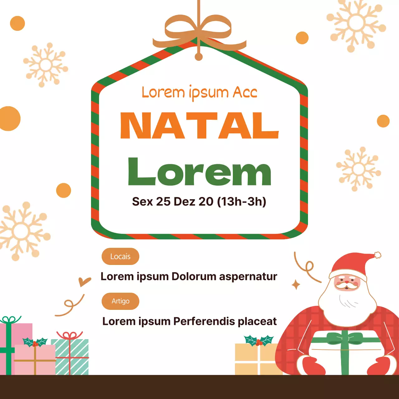 Ilustração vermelha Promoção de Natal da igreja