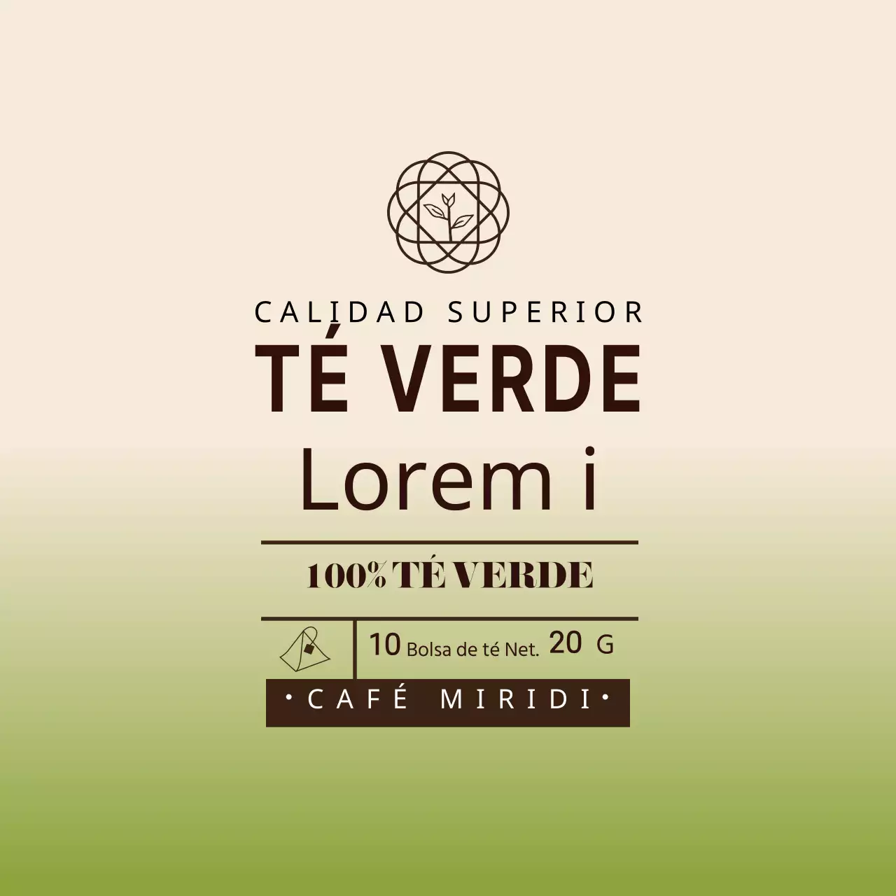 Etiquetas para bolsitas de té verde con ilustraciones de marfil de Año Nuevo