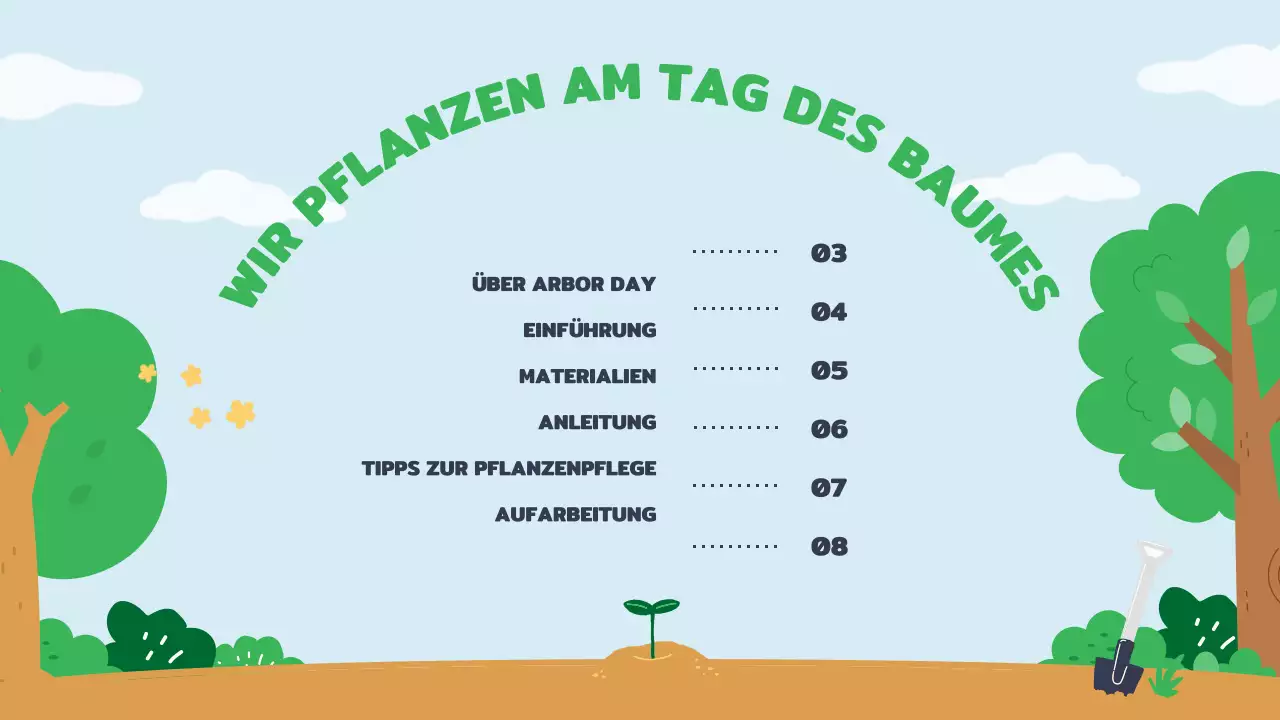 Wie man einen grünen, warmen und gemütlichen Arbor Day-Pflanztopf herstellt
