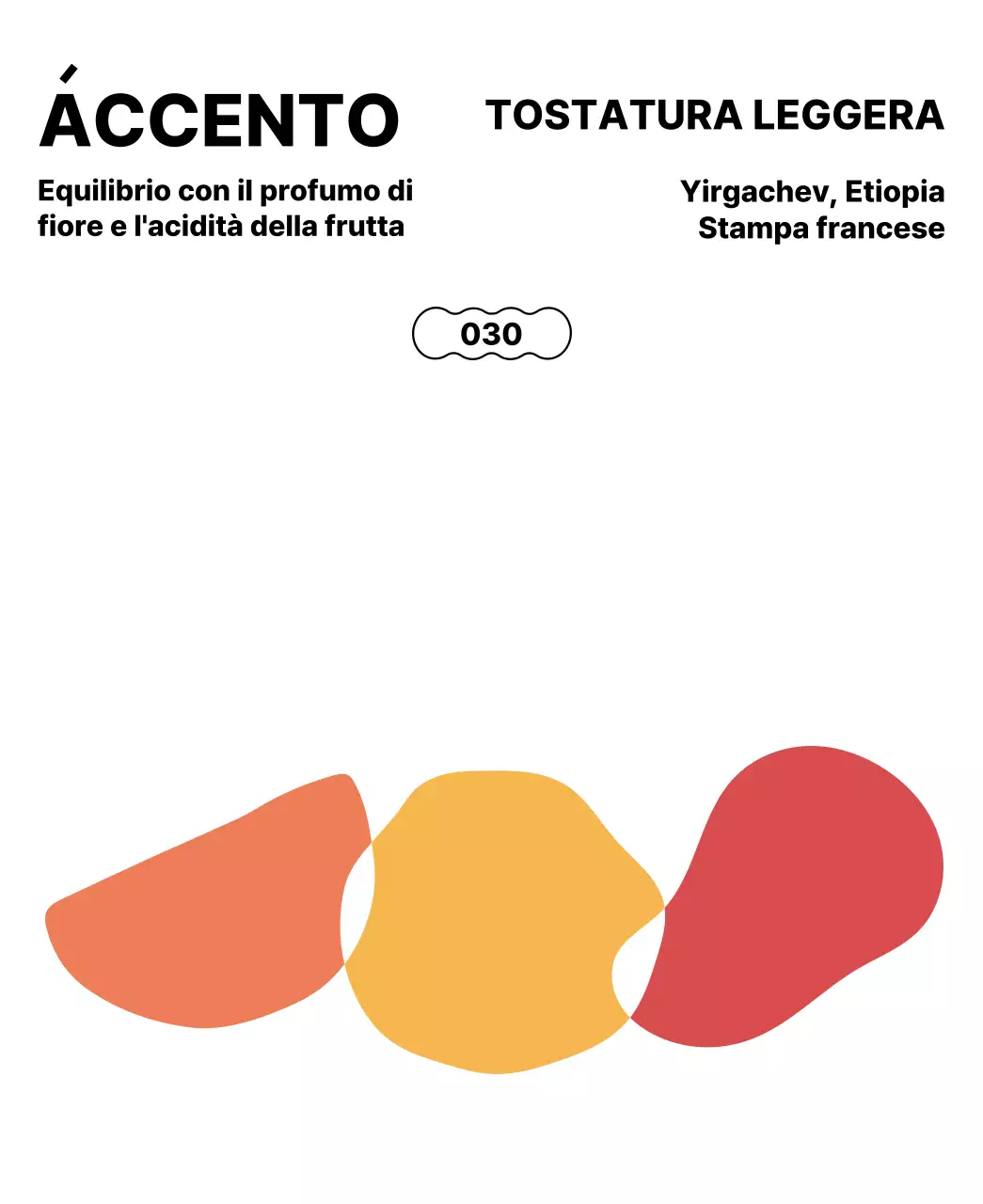 Design semplice con forme multicolori come accenti