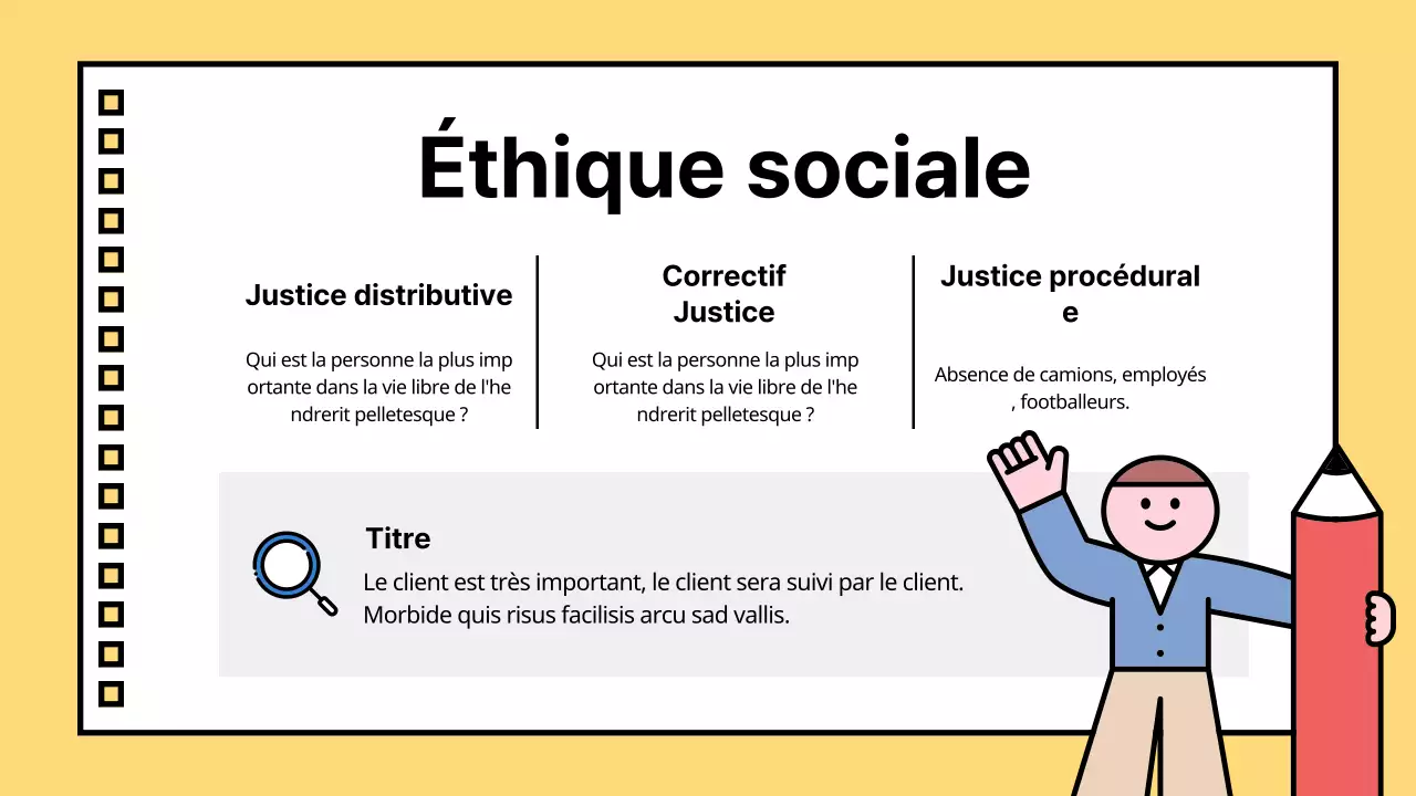 Des illustrations lumineuses et mignonnes sur la vie et l'éthique