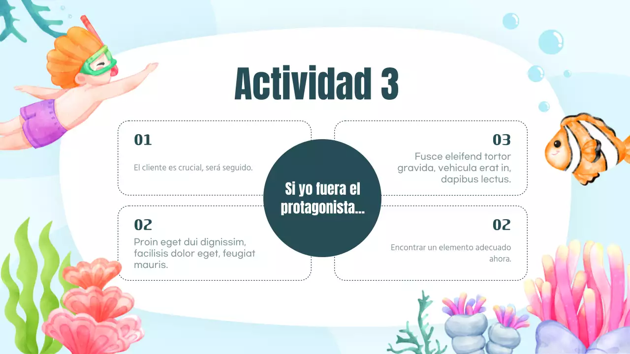 Una colorida y simpática lección de lectura de cuentos ilustrados sobre el mar