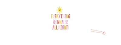 Texte illustré blanc, coloré et mignon