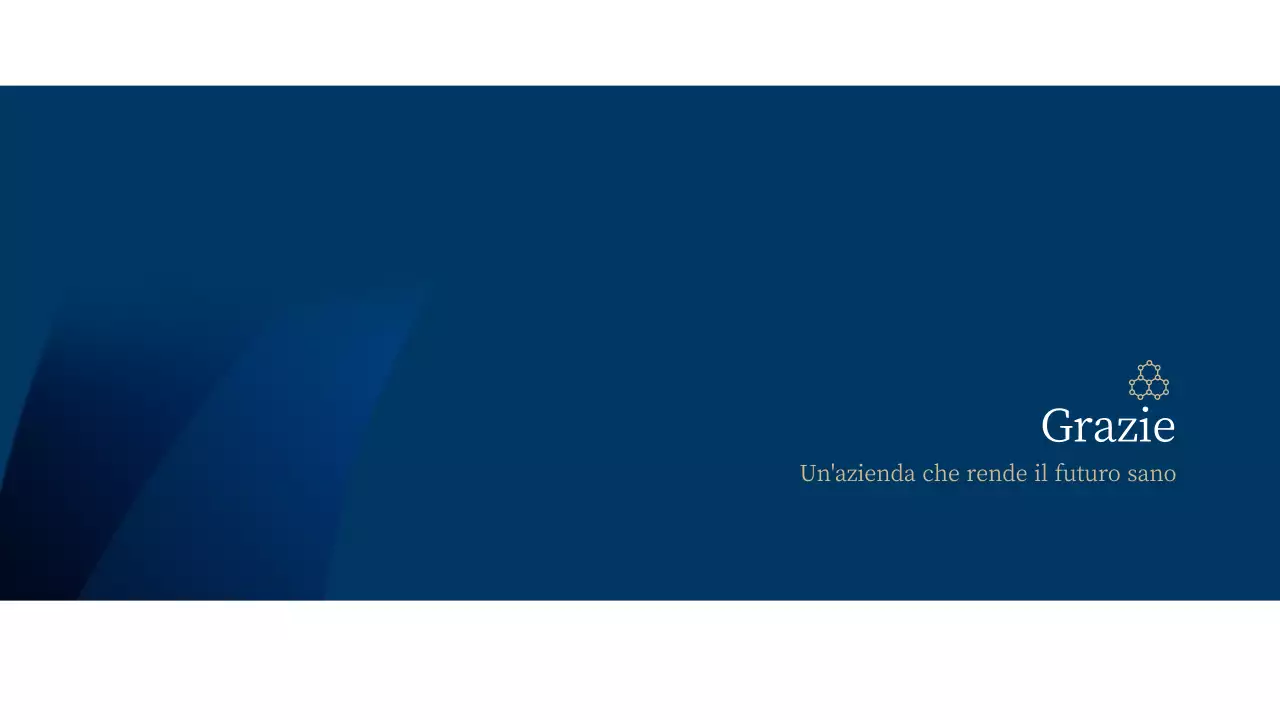 Tema aziendale del laboratorio blu e marrone (presentazione)