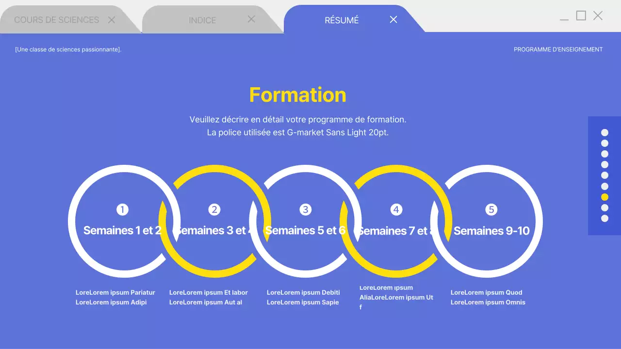 Présentation du programme périscolaire