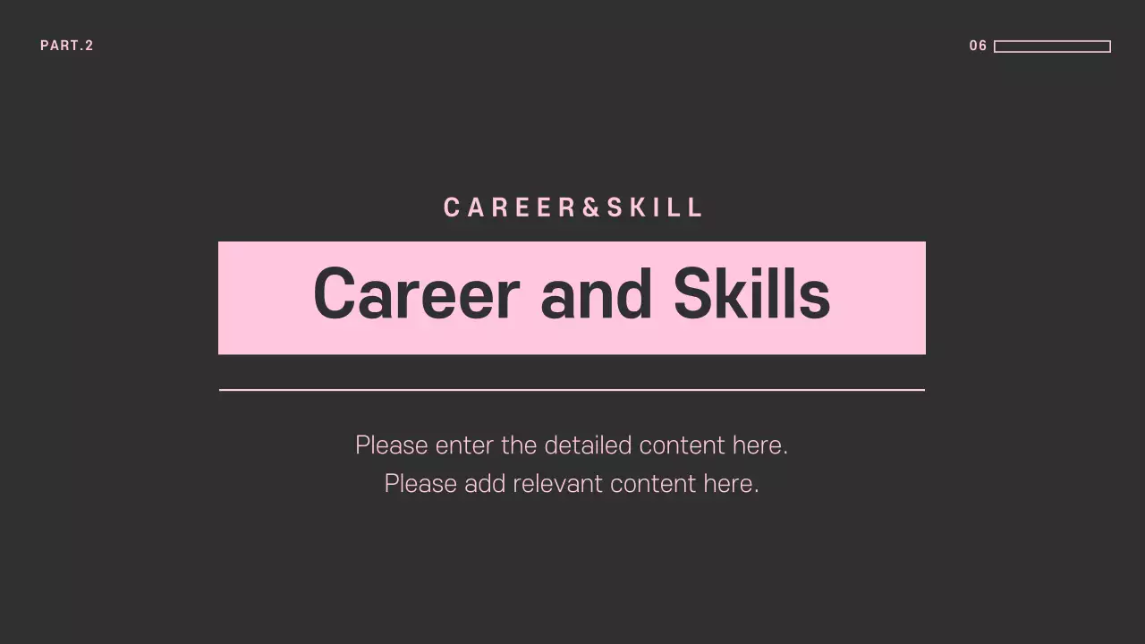 Pink Minimal Guide Presentation