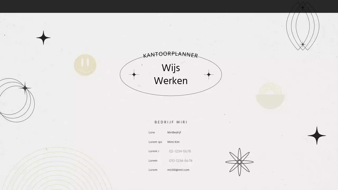 Grijs geometrie dagboek